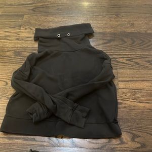 funnel neck sweatshirt